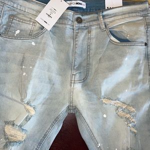 Fashion Nova Pants - Racks in the middle distressed skinny jeans - Size 36